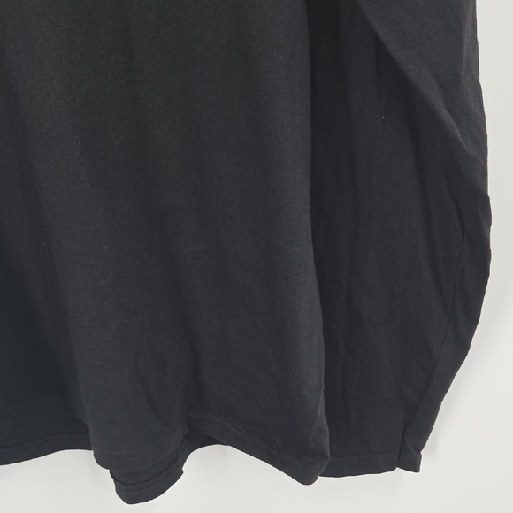 Black Long Sleeve Shirt With Japanese Kyosai Crow/Raven Art NEW - Picture 9 of 16